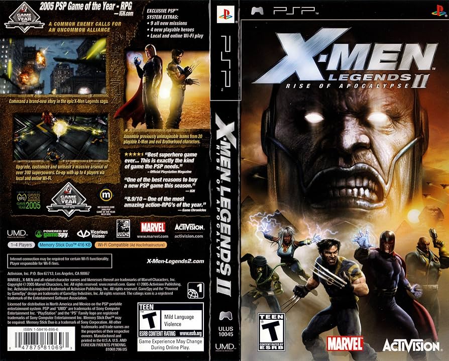 その他 X-Men Legends II: Rise of Apocalypse - PSP X-Men Legends II: Rise of Apocalypse (PSP) : Amazon.co.uk